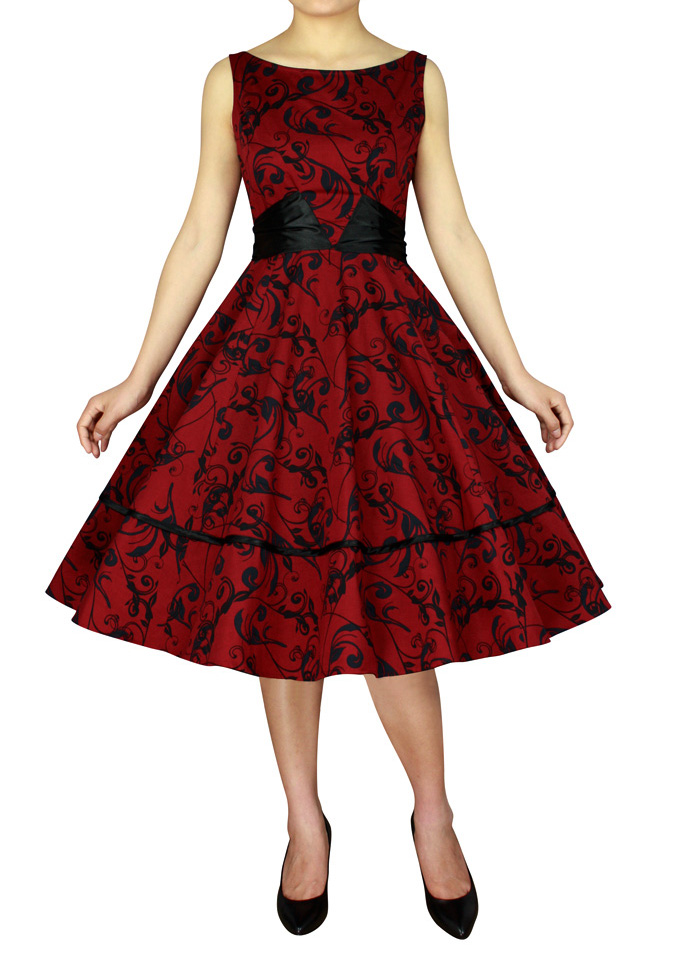Rk90 Rockabilly 50s Pin Up Cocktail Party Evening Retro Swing Dance Formal Dress Ebay 
